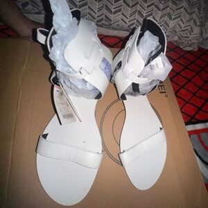 Zara White Women's Sandals